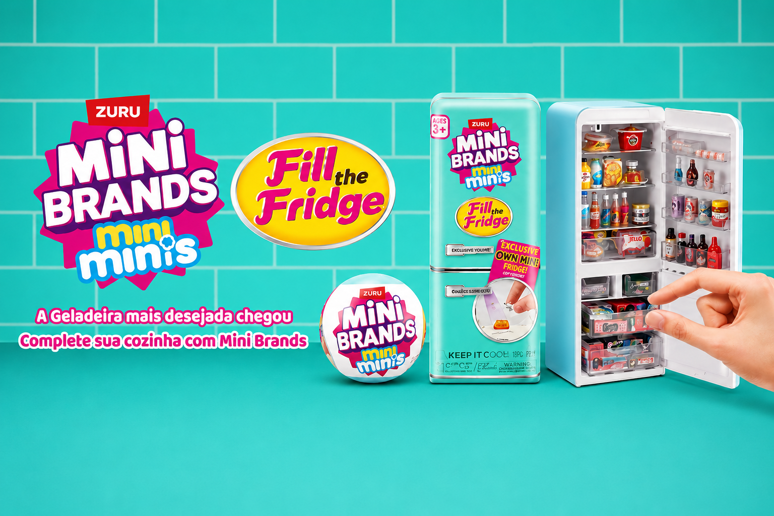 Descubra o universo Mini Brands